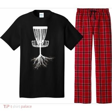 Disk Golf Tree Roots Funny Sports Pajama Set