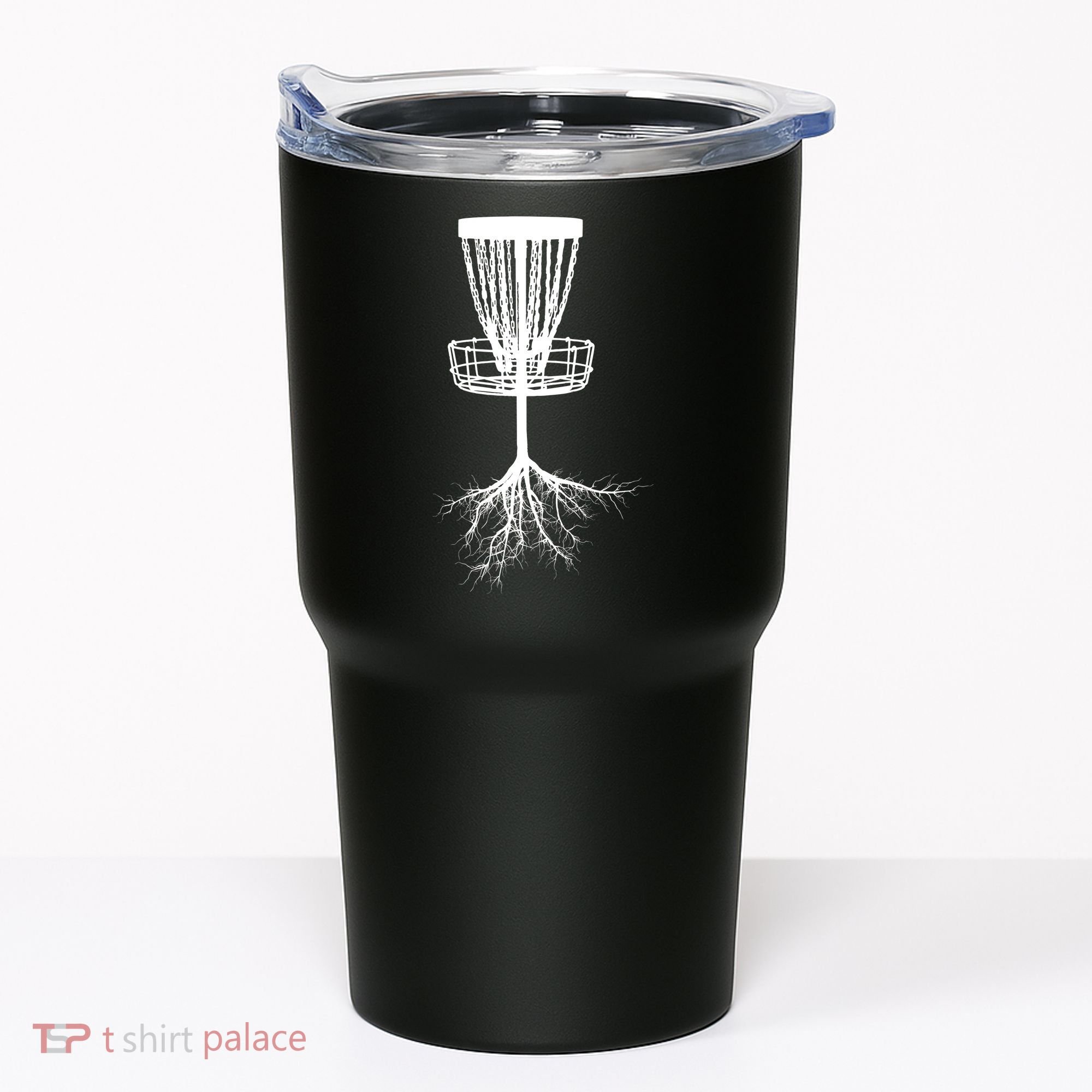 Disk Golf Tree Roots Funny Sports Tumbler