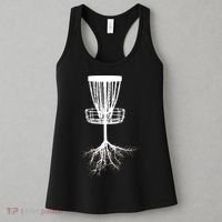 Disk Golf Tree Roots Funny Sports Women's Tank Top thumb 3