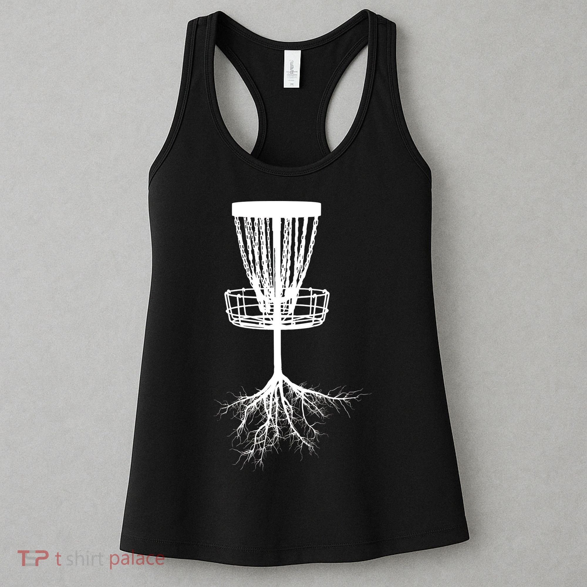 Disk Golf Tree Roots Funny Sports Women's Tank Top