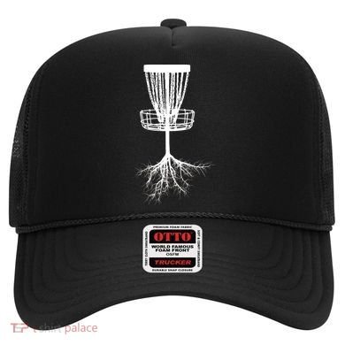 Disk Golf Tree Roots Funny Sports Hat