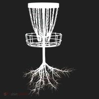 Disk Golf Tree Roots Funny Sports Hat thumb 2