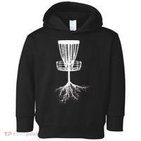 Disk Golf Tree Roots Funny Sports Toddler Hoodie thumb 0