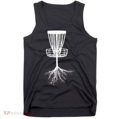 Disk Golf Tree Roots Funny Sports Tank Top