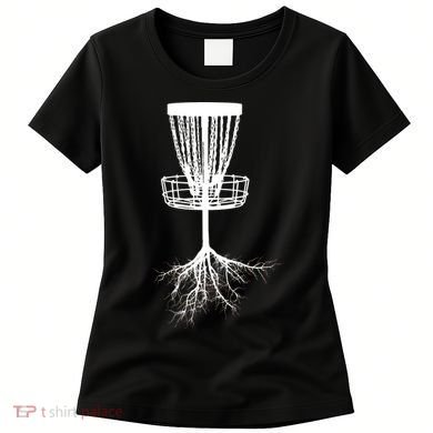 Disk Golf Tree Roots Funny Sports Women's T-Shirt