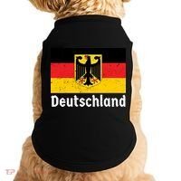 Distress German Deutschland Flag  Doggie Tank thumb 0