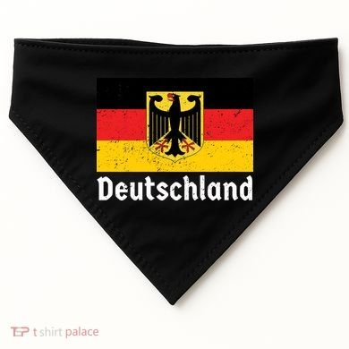 Distress German Deutschland Flag  USA-Made Doggie Bandana