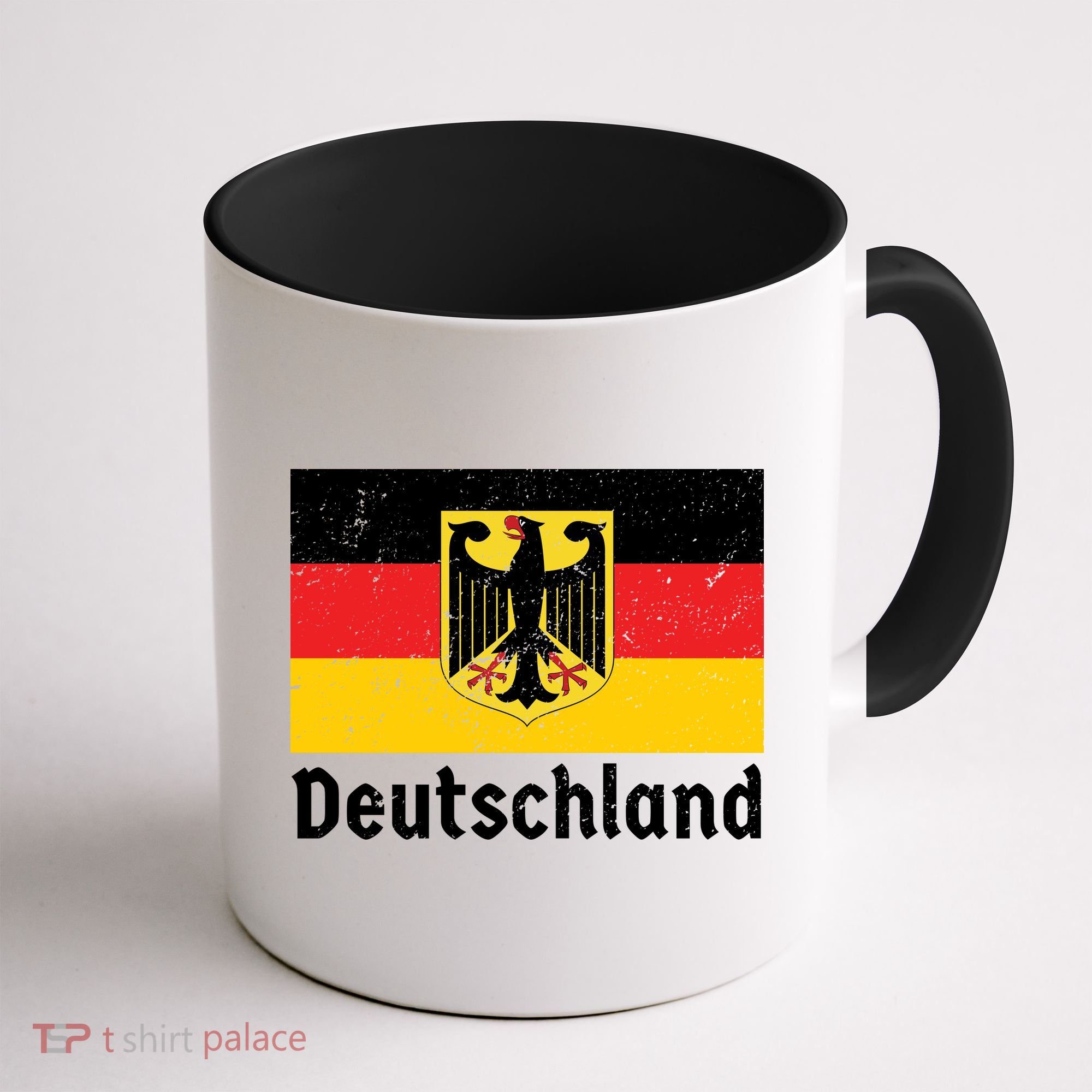 Distress German Deutschland Flag  Coffee Mug