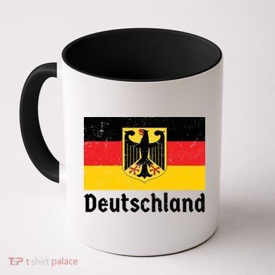 Distress German Deutschland Flag  Coffee Mug