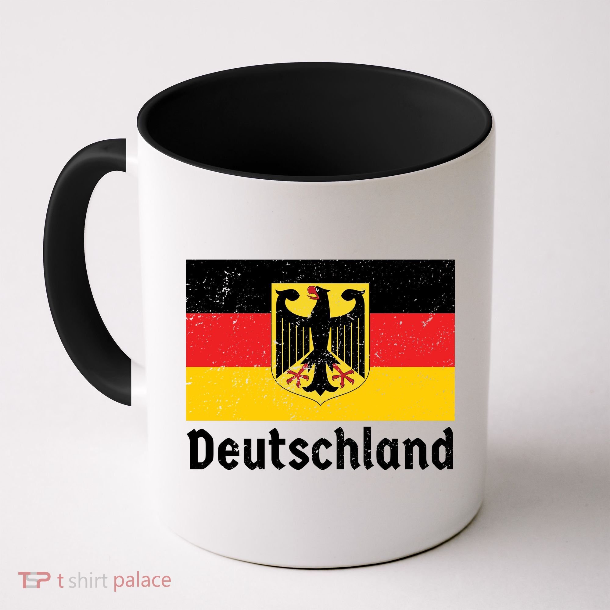 Distress German Deutschland Flag  Coffee Mug