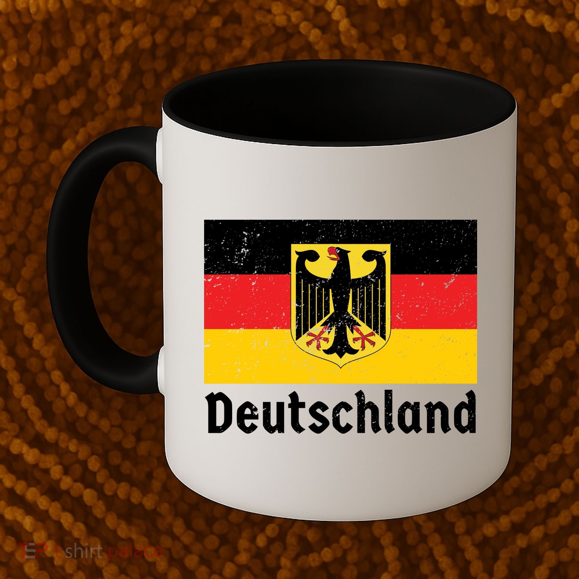 Distress German Deutschland Flag  Coffee Mug