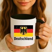 Distress German Deutschland Flag  Coffee Mug thumb 3