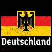 Distress German Deutschland Flag  Visor thumb 3