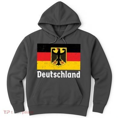 Distress German Deutschland Flag  Hoodie