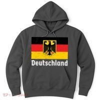 Distress German Deutschland Flag  Hoodie thumb 0
