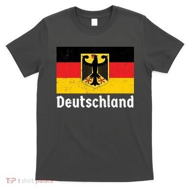 Distress German Deutschland Flag  T-Shirt
