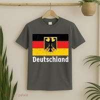 Distress German Deutschland Flag  T-Shirt thumb 2