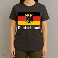 Distress German Deutschland Flag  T-Shirt thumb 4
