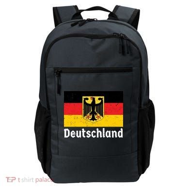 Distress German Deutschland Flag  Backpack