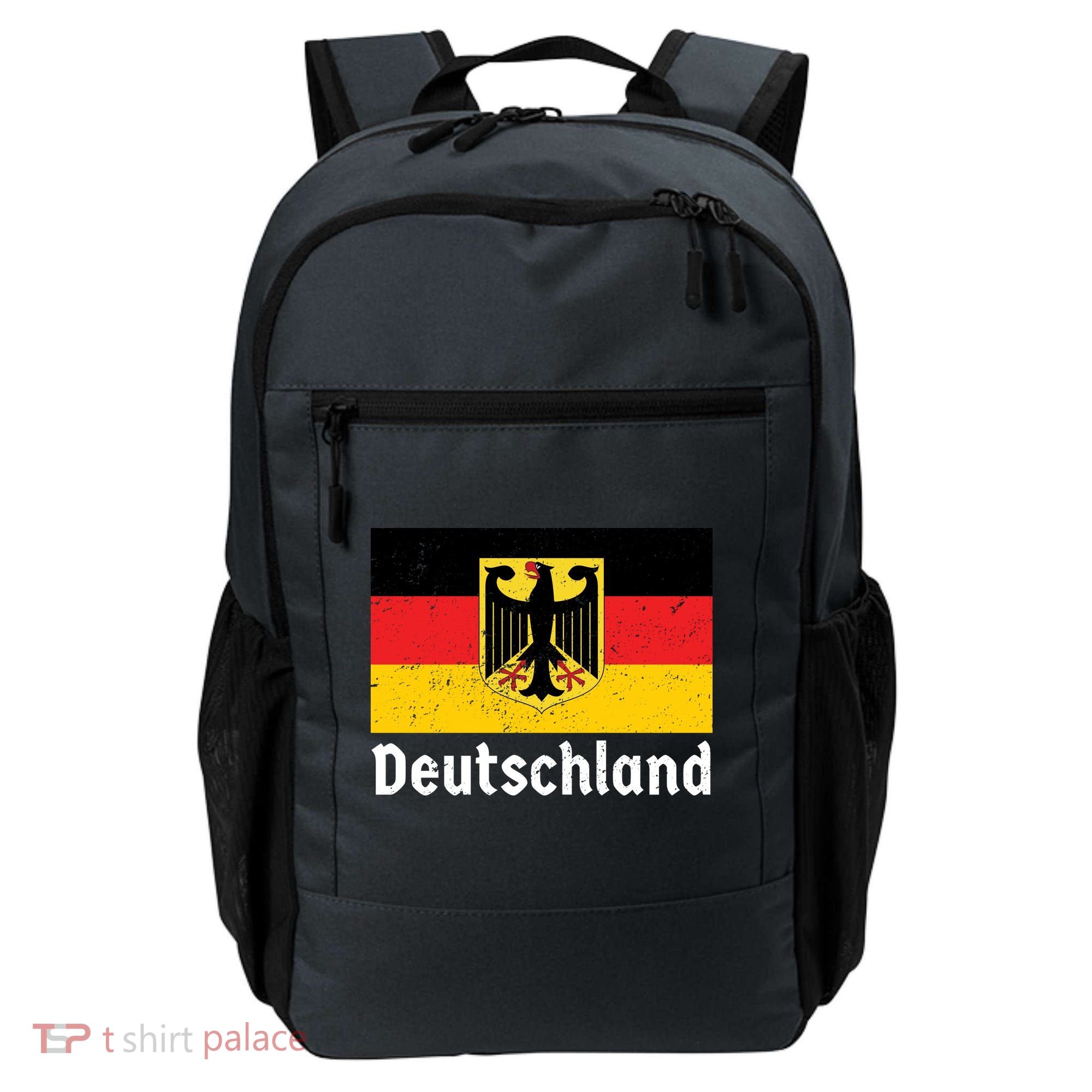 Distress German Deutschland Flag  Backpack