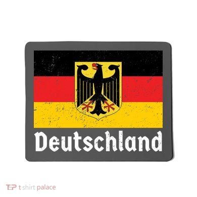Distress German Deutschland Flag  Mousepad
