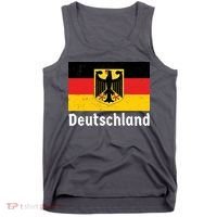 Distress German Deutschland Flag  Tank Top thumb 0