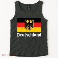 Distress German Deutschland Flag  Tank Top thumb 2