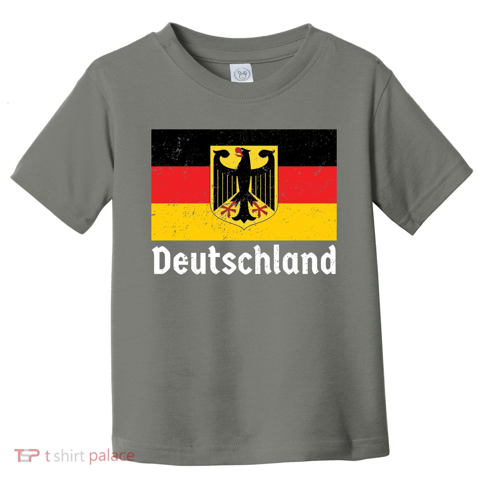 Distress German Deutschland Flag  Toddler T-Shirt