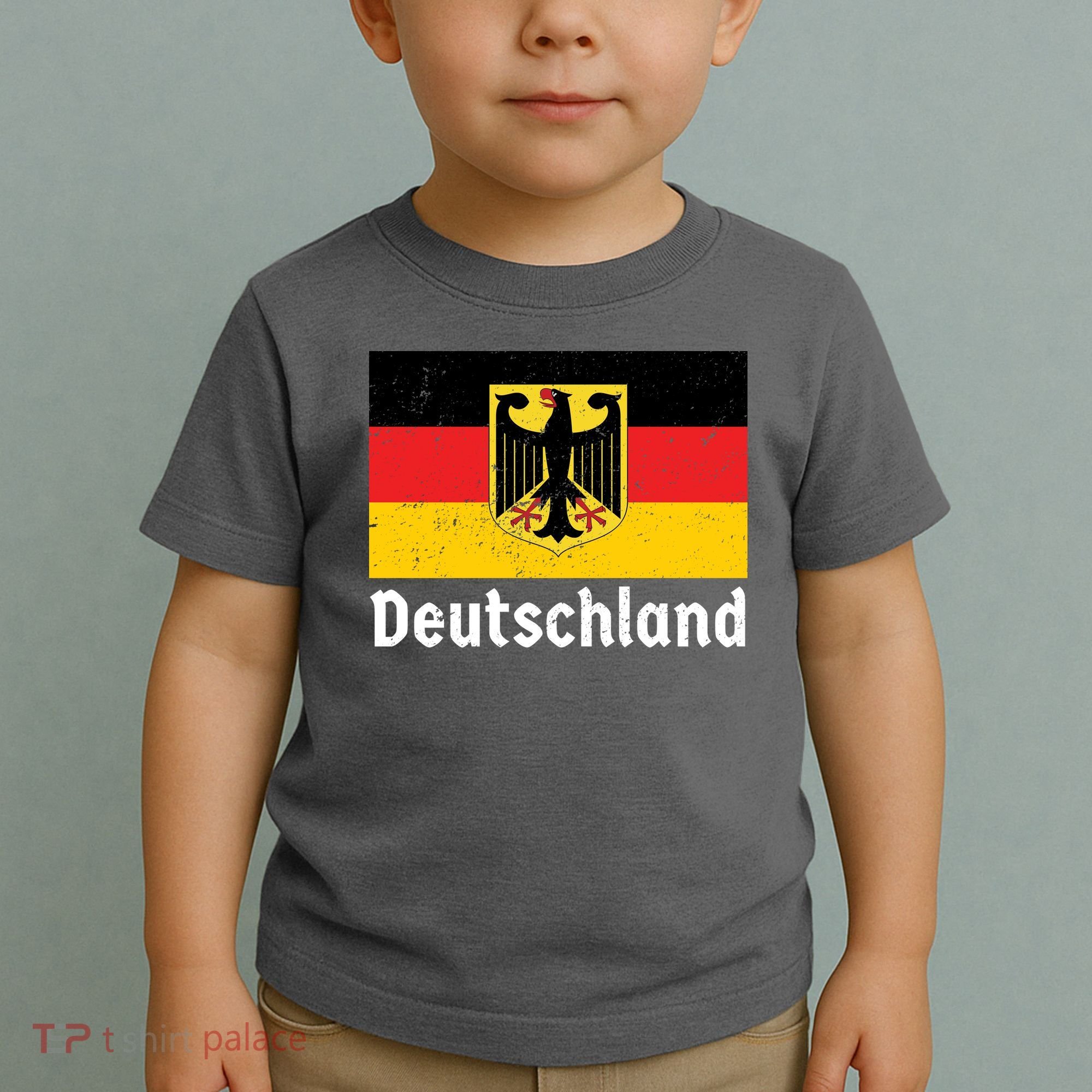 Distress German Deutschland Flag  Toddler T-Shirt