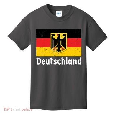 Distress German Deutschland Flag  Kids T-Shirt