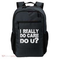 Distress I Really Do Care Do You Backpack thumb 0