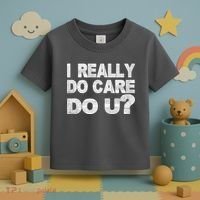 Distress I Really Do Care Do You Toddler T-Shirt thumb 3