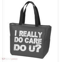 Distress I Really Do Care Do You Tote Bag thumb 3