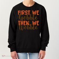 Distress Thanksgiving Wobble Women's Sweatshirt thumb 0