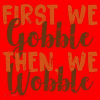 Distress Thanksgiving Wobble Santa Hat thumb 1