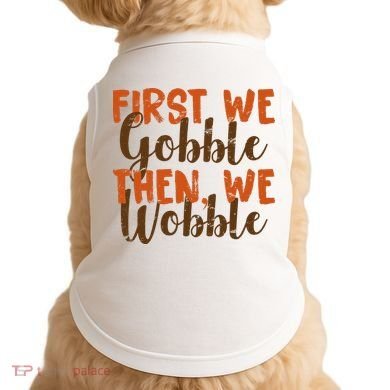 Distress Thanksgiving Wobble Doggie Tank