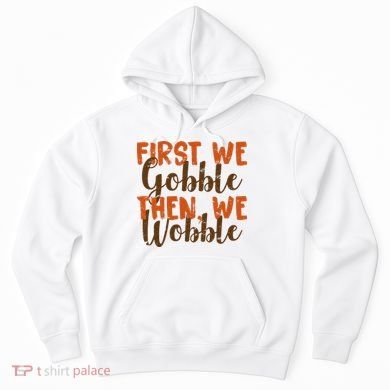 Distress Thanksgiving Wobble Hoodie