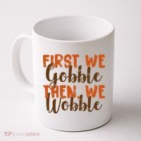 Distress Thanksgiving Wobble Coffee Mug thumb 0