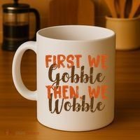 Distress Thanksgiving Wobble Coffee Mug thumb 4