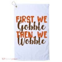 Distress Thanksgiving Wobble Golf Towel thumb 0