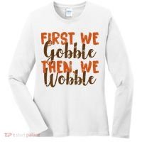 Distress Thanksgiving Wobble Women's Long Sleeve Shirt thumb 0