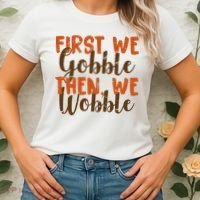 Distress Thanksgiving Wobble Women's T-Shirt thumb 2