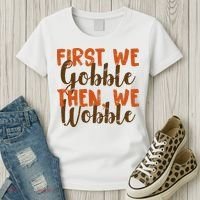 Distress Thanksgiving Wobble Women's T-Shirt thumb 3