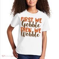 Distress Thanksgiving Wobble Kids T-Shirt thumb 2