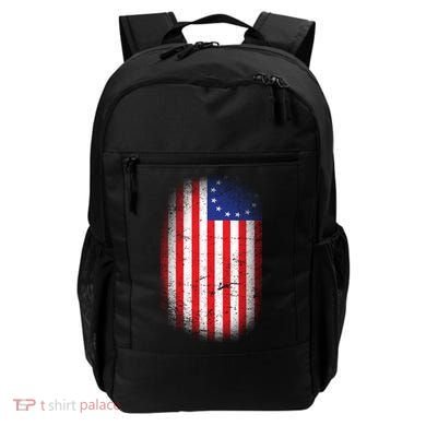Distressed 13 Colonies Betsy Ross First American Flag Backpack