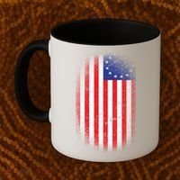 Distressed 13 Colonies Betsy Ross First American Flag Coffee Mug thumb 2
