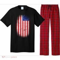 Distressed 13 Colonies Betsy Ross First American Flag Pajama Set thumb 0
