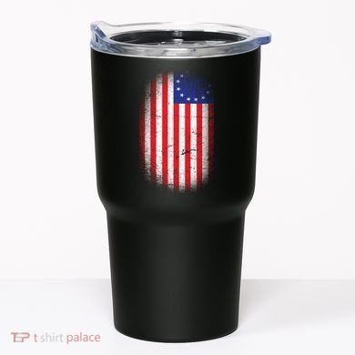 Distressed 13 Colonies Betsy Ross First American Flag Tumbler