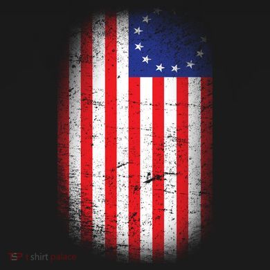 Distressed 13 Colonies Betsy Ross First American Flag Baby Bodysuit