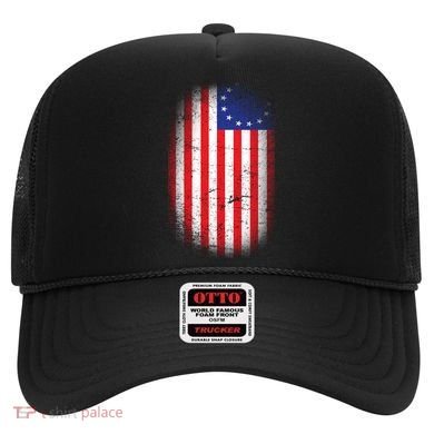 Distressed 13 Colonies Betsy Ross First American Flag Hat